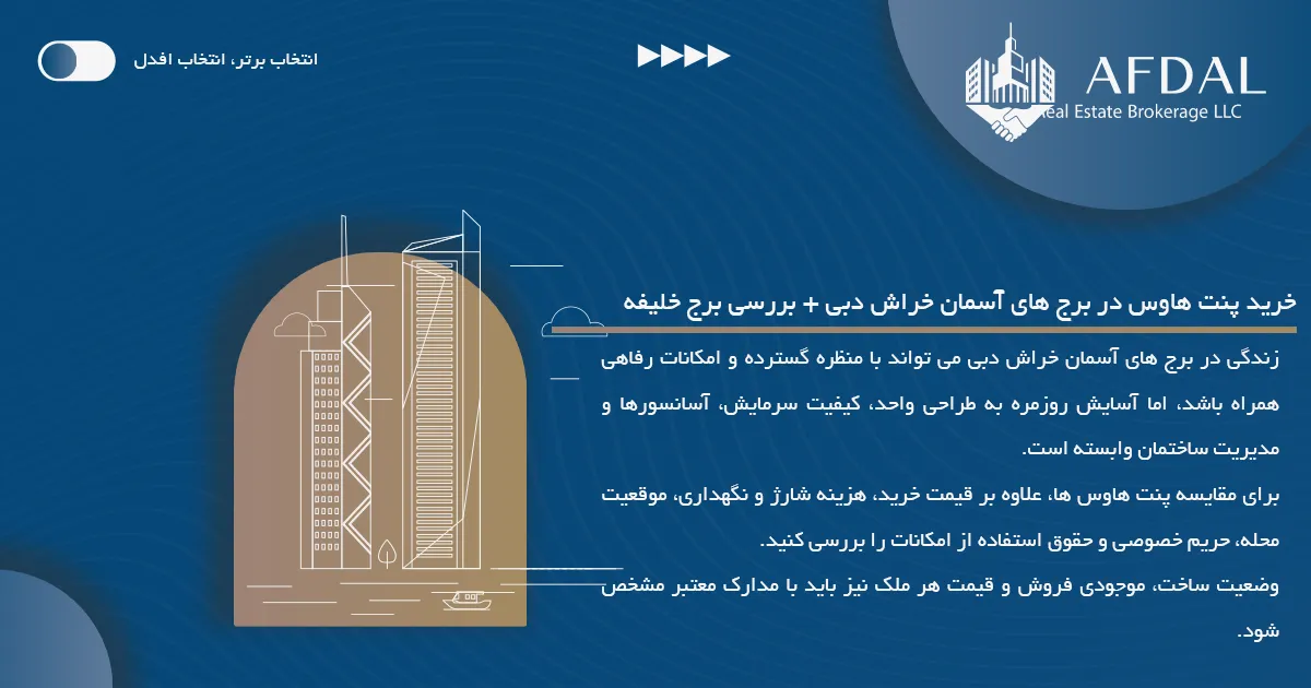 خرید پنت هاوس در برج های آسمان خراش دبی