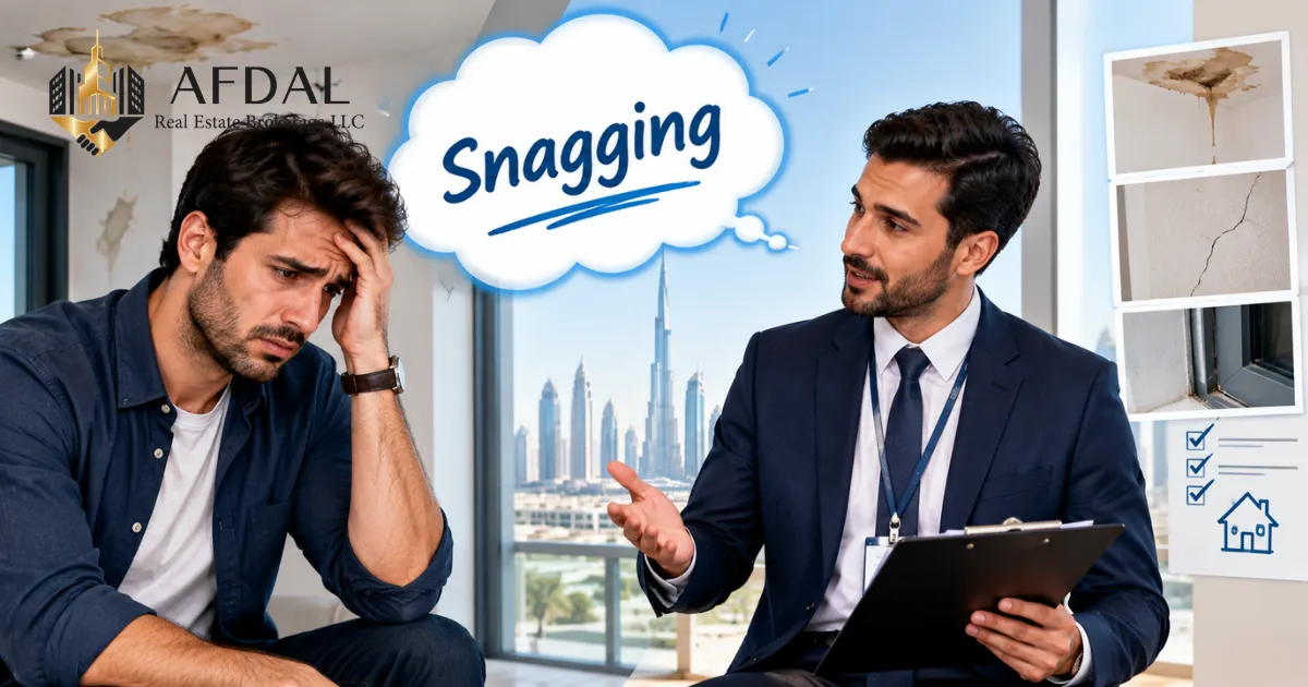 Snagging پیش از تحویل ملک در دبی