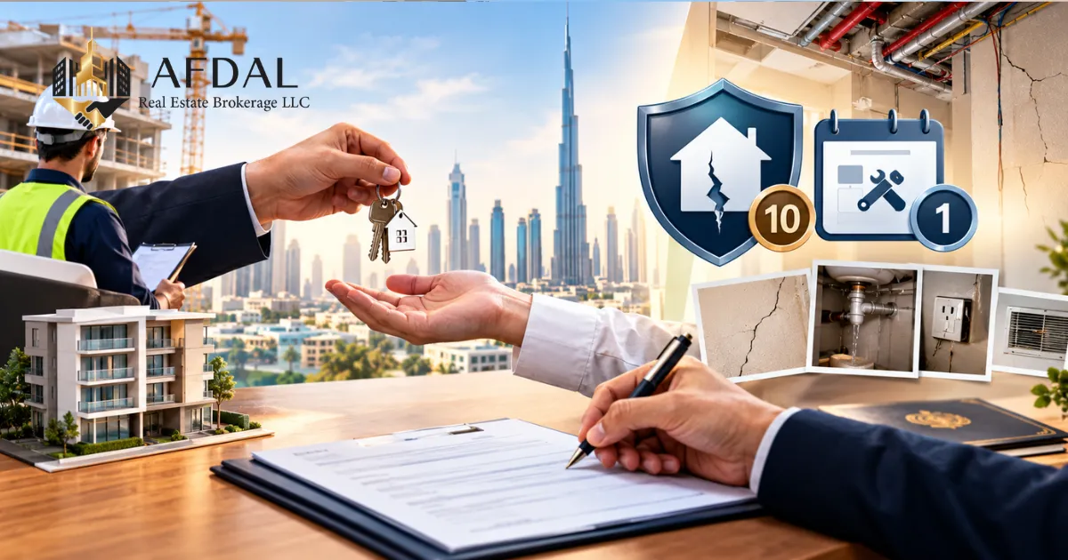 مسئولیت سازنده بعد از تحویل ملک به خریدار در دبی چیست؟