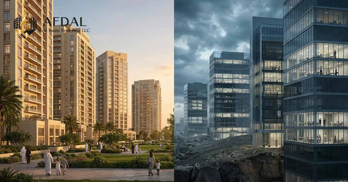 میزان ریسک در ملک مسکونی یا تجاری دبی