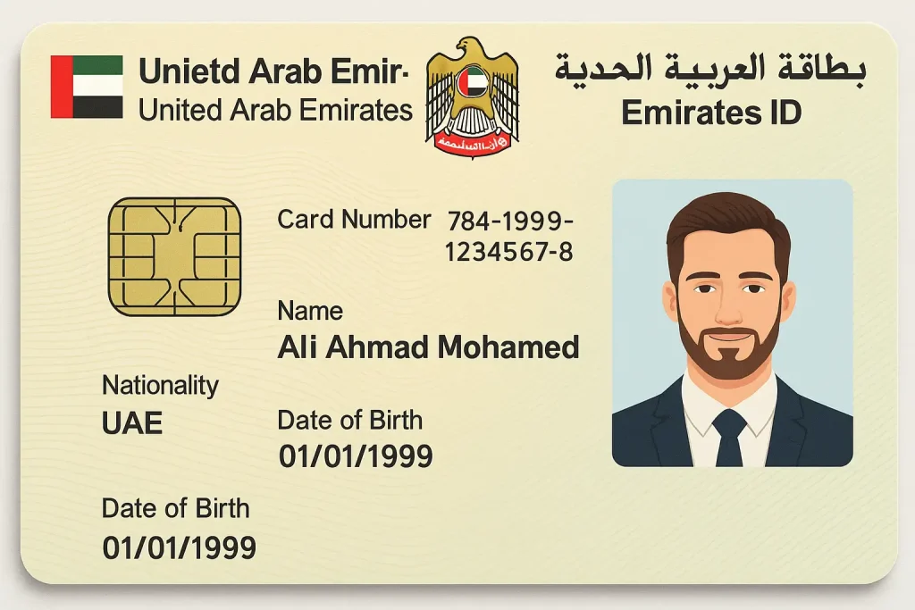عکس کارت اقامت دبی